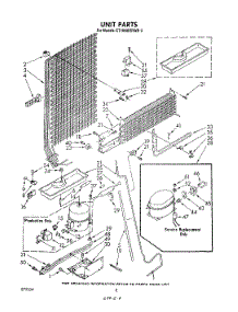 07 - Unit parts for Whirlpool Refrigerator ET18NKXRWR3 from AppliancePartsPros.com