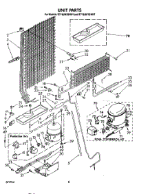 07 - Unit parts for Whirlpool Refrigerator ET18JMYSW07 from AppliancePartsPros.com