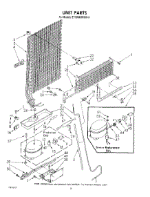07 - Unit parts for Whirlpool Refrigerator ET18NKXRWR0 from AppliancePartsPros.com