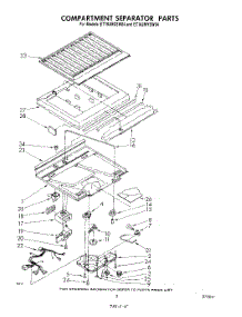 04 - Compartment Separator parts for Whirlpool Refrigerator ET18JMYSM04 from AppliancePartsPros.com