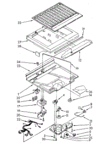 Compartment Separator parts for Whirlpool Refrigerator ET18JKXSG09 from AppliancePartsPros.com