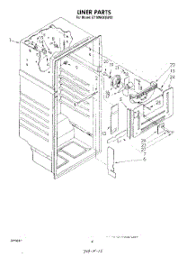 03 - Liner parts for Whirlpool Refrigerator ET18NKXSW03 from AppliancePartsPros.com