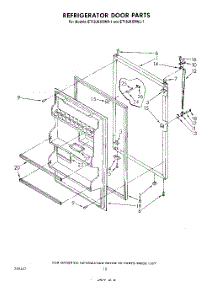 08 - Refrigerator Door , Not Illustrated parts for Whirlpool Refrigerator ET18JKXRWR1 from AppliancePartsPros.com