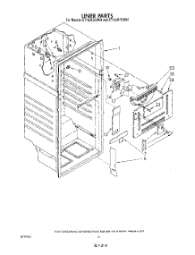 03 - Liner parts for Whirlpool Refrigerator ET18JKYSF04 from AppliancePartsPros.com
