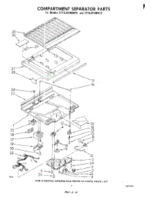 04 - Compartment Separator parts for Whirlpool Refrigerator ET18JKXMWR9 from AppliancePartsPros.com