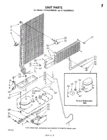 07 - Unit parts for Whirlpool Refrigerator ET18JKXMWR9 from AppliancePartsPros.com