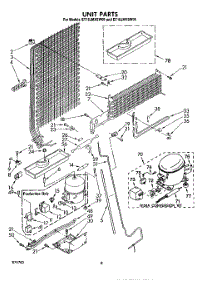 07 - Unit parts for Whirlpool Refrigerator ET18JMYSM05 from AppliancePartsPros.com