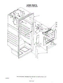 03 - Liner parts for Whirlpool Refrigerator ET18NKXSW04 from AppliancePartsPros.com