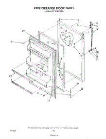 08 - Refrigerator Door , Not Illustrated parts for Whirlpool Refrigerator ET18NKXSW04 from AppliancePartsPros.com