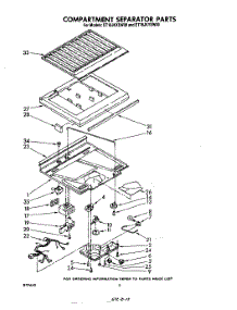 04 - Compartment Separator parts for Whirlpool Refrigerator ET18LJKYSW00 from AppliancePartsPros.com
