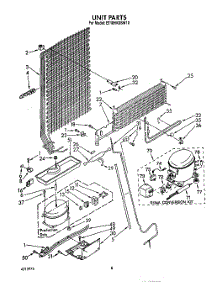 07 - Unit parts for Whirlpool Refrigerator ET18HKXSW10 from AppliancePartsPros.com