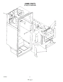 03 - Liner parts for Whirlpool Refrigerator ET18HKXSW02 from AppliancePartsPros.com