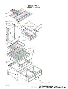 05 - Shelf parts for Whirlpool Refrigerator ET18HKXTF02 from AppliancePartsPros.com