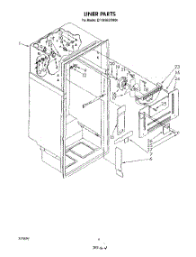 03 - Liner parts for Whirlpool Refrigerator ET18HKXTW00 from AppliancePartsPros.com