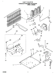 04 - Unit parts for Whirlpool Refrigerator ET18JKXDW03 from AppliancePartsPros.com