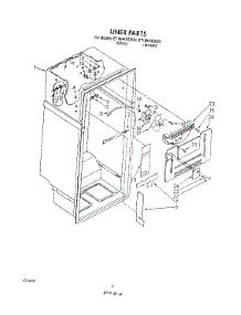 03 - Liner parts for Whirlpool Refrigerator ET18HKXSW20 from AppliancePartsPros.com