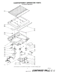 04 - Compartment Separator parts for Whirlpool Refrigerator ET18HKXSW00 from AppliancePartsPros.com