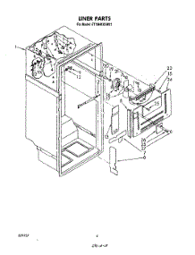 03 - Liner parts for Whirlpool Refrigerator ET18HKXSW01 from AppliancePartsPros.com
