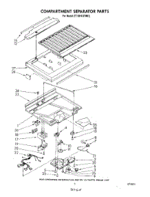 04 - Compartment And Separator parts for Whirlpool Refrigerator ET18HKXTN00 from AppliancePartsPros.com