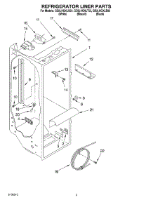 02 - Refrigerator Liner parts for Whirlpool Refrigerator GD2LHGXLQ03 from AppliancePartsPros.com
