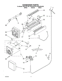 11 - Icemaker parts for Whirlpool Refrigerator GD2LHGXLB03 from AppliancePartsPros.com