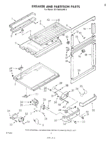 04 - Breaker And Partition parts for Whirlpool Refrigerator ET17AKXLWR0 from AppliancePartsPros.com