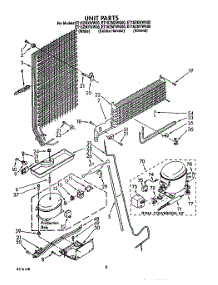 07 - Unit parts for Whirlpool Refrigerator ET16ZMXWG00 from AppliancePartsPros.com