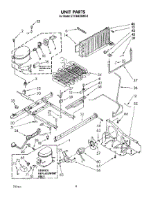 05 - Unit parts for Whirlpool Refrigerator ET17HKXRFR0 from AppliancePartsPros.com