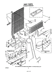 07 - Unit parts for Whirlpool Refrigerator ET18HMXSW01 from AppliancePartsPros.com