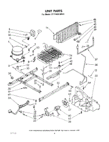 05 - Unit parts for Whirlpool Refrigerator ET17HKXLWR0 from AppliancePartsPros.com