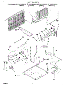 04 - Unit parts for Whirlpool Refrigerator ET17JKXBW00 from AppliancePartsPros.com
