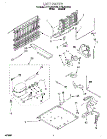 04 - Unit parts for Whirlpool Refrigerator ET18JKXDN00 from AppliancePartsPros.com