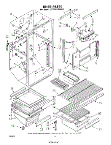 03 - Liner parts for Whirlpool Refrigerator ET17HK1MWR1 from AppliancePartsPros.com