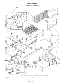 05 - Unit parts for Whirlpool Refrigerator ET17HK1MWR1 from AppliancePartsPros.com