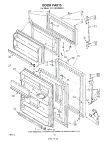 06 - Door , Parts Not Illustrated parts for Whirlpool Refrigerator ET17HK1MWR1 from AppliancePartsPros.com
