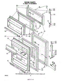 06 - Door , Parts Not Illustrated parts for Whirlpool Refrigerator ET17HK1MWR0 from AppliancePartsPros.com