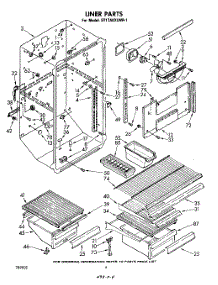 03 - Liner parts for Whirlpool Refrigerator ET17AKXLWR1 from AppliancePartsPros.com