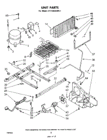 05 - Unit parts for Whirlpool Refrigerator ET17AKXLWR1 from AppliancePartsPros.com