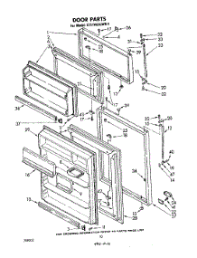 06 - Door , Parts Not Illustrated And Optional parts for Whirlpool Refrigerator ET17AKXLWR1 from AppliancePartsPros.com