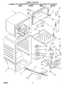 03 - Liner parts for Whirlpool Refrigerator ET17JMXBN00 from AppliancePartsPros.com