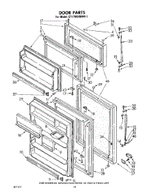 06 - Door, Lit / Optional parts for Whirlpool Refrigerator ET17HKXMWR1 from AppliancePartsPros.com