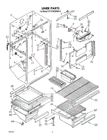 03 - Liner parts for Whirlpool Refrigerator ET17HKXRNR0 from AppliancePartsPros.com