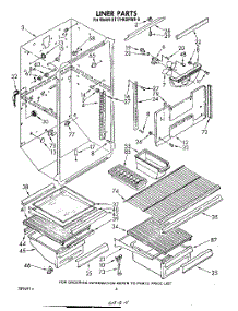 03 - Liner parts for Whirlpool Refrigerator ET17HKXPWR0 from AppliancePartsPros.com