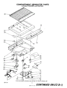 04 - Compartment Separator parts for Whirlpool Refrigerator ET16JKYSW01 from AppliancePartsPros.com