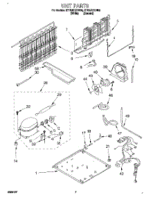 04 - Unit parts for Whirlpool Refrigerator ET18JKXDN05 from AppliancePartsPros.com