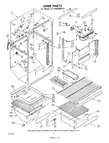 03 - Liner parts for Whirlpool Refrigerator ET17HKXMWR0 from AppliancePartsPros.com