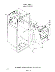 03 - Liner parts for Whirlpool Refrigerator ET18HMXTM01 from AppliancePartsPros.com