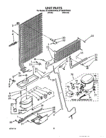 07 - Unit parts for Whirlpool Refrigerator ET18HMXWN00 from AppliancePartsPros.com