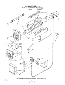 09 - Ice Maker , Lit / Optional parts for Whirlpool Refrigerator ET18HMXWN00 from AppliancePartsPros.com