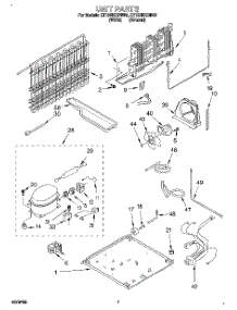 04 - Unit parts for Whirlpool Refrigerator ET18HNXDN00 from AppliancePartsPros.com